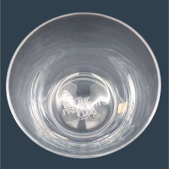 Vintage Hillsdale College Presidents Club Sterling Cut Glass Candy Bowl - Picture 6 of 7